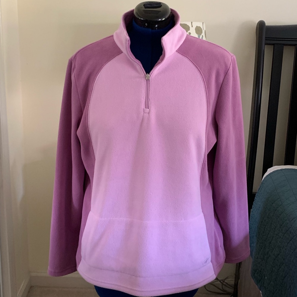 Nordic Track Microfleece Zip Front Pullover